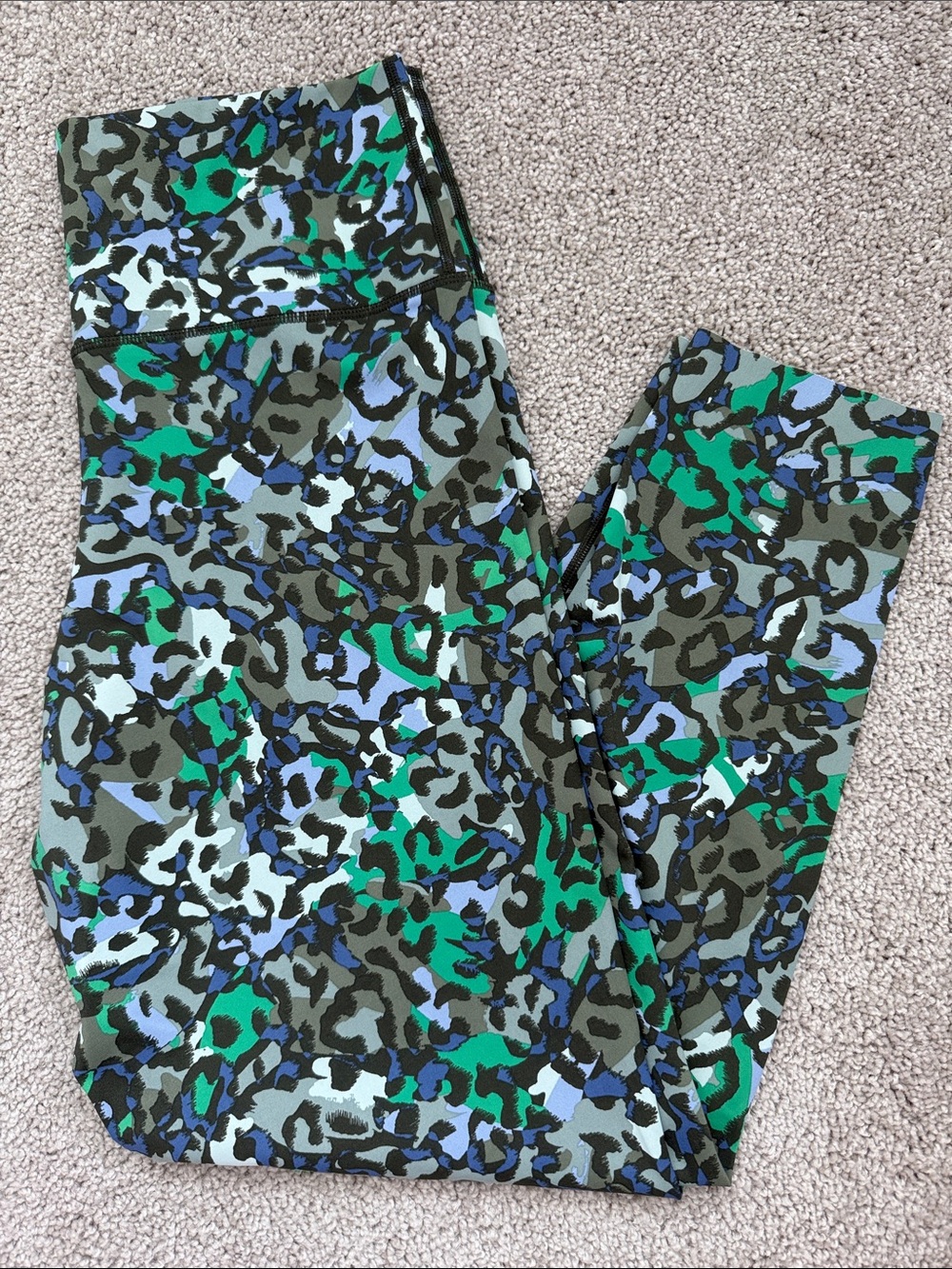 aerie Offline Goals 7/8 High-Rise Leopard Leggings